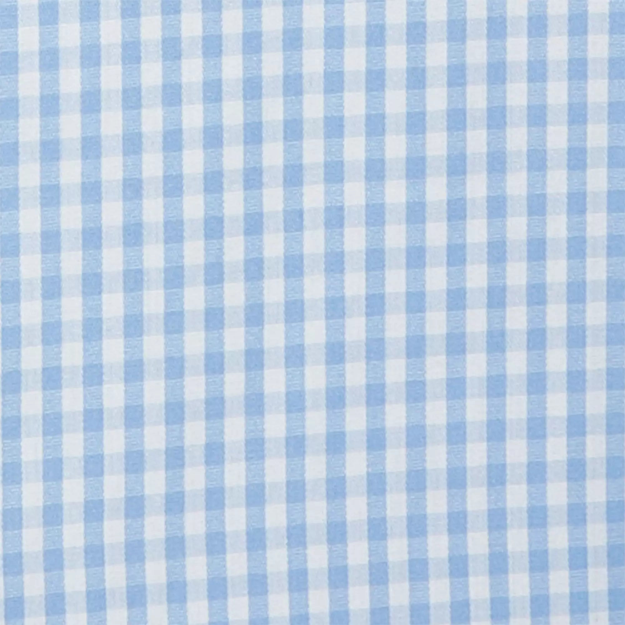 Pale Blue & White Slim Fit Core Poplin Gingham Formal Shirt