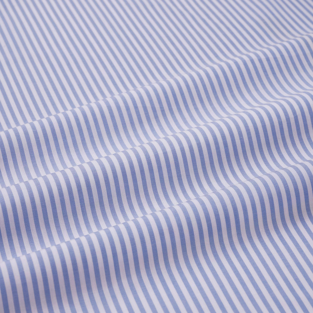 Blue & White Classic Fit Panama Stripe Formal Shirt